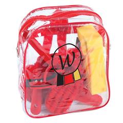 WALDHAUSEN Zestaw do czyszczenia dla dzieci, czerwony